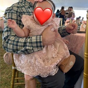 Rare Editions blush dress